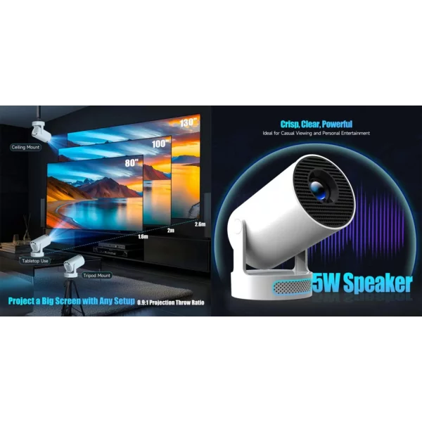 Magcubic HY300 Pro Plus Smart Android Mini Projector
